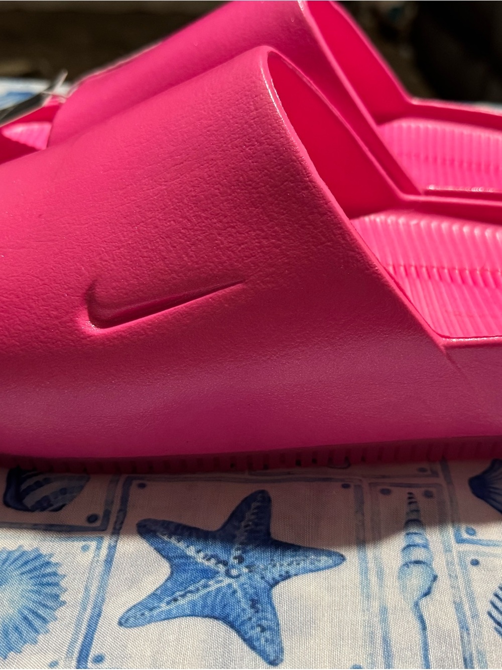 Nike Women's Hot Pink Slide Sandals